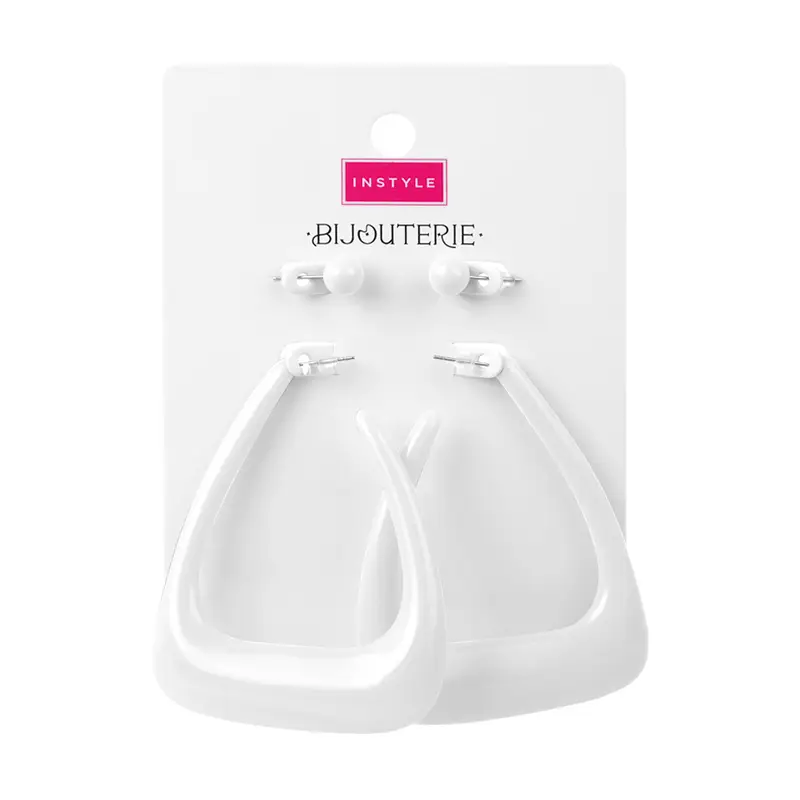 Серьги, INSTYLE, 2 пары, в ассортименте
