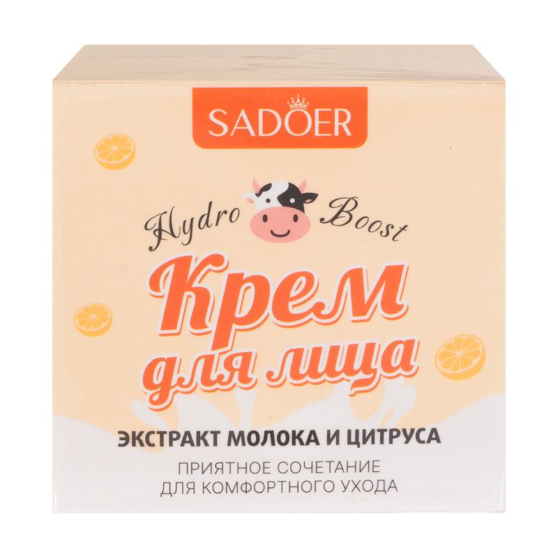 Крем для лица, SADOER, 80 г, в ассортименте
