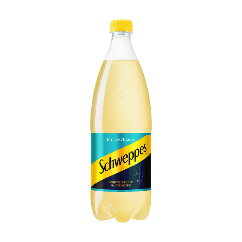 Напиток газированный "Биттер Лемон", Schweppes, 1 л