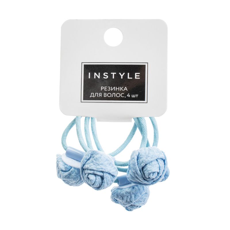Резинка для волос, INSTYLE, 4 шт., в ассортименте