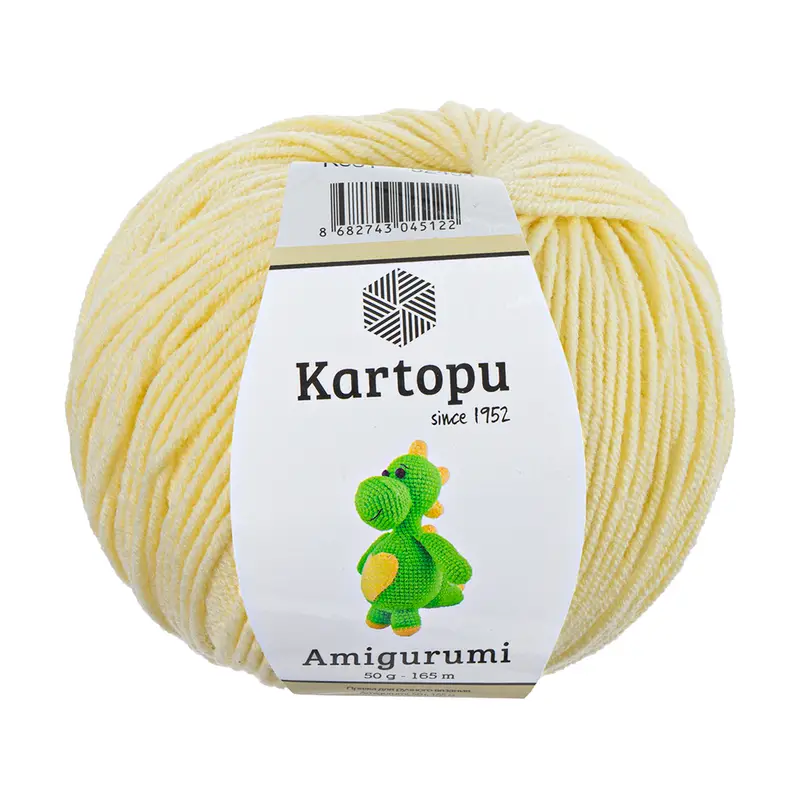 Пряжа для ручного вязания, Kartopu, 50 г, 165 м, в ассортименте