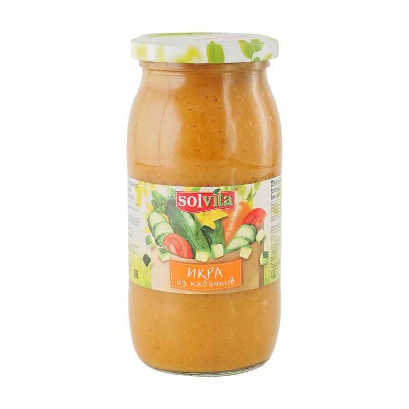 Икра из кабачков, Solvita, 480 г