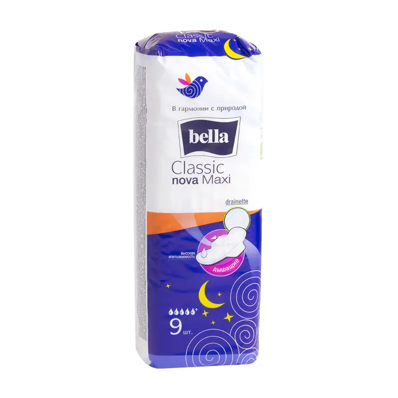 Прокладки "Classic Nova Maxi", Bella, 9 шт.