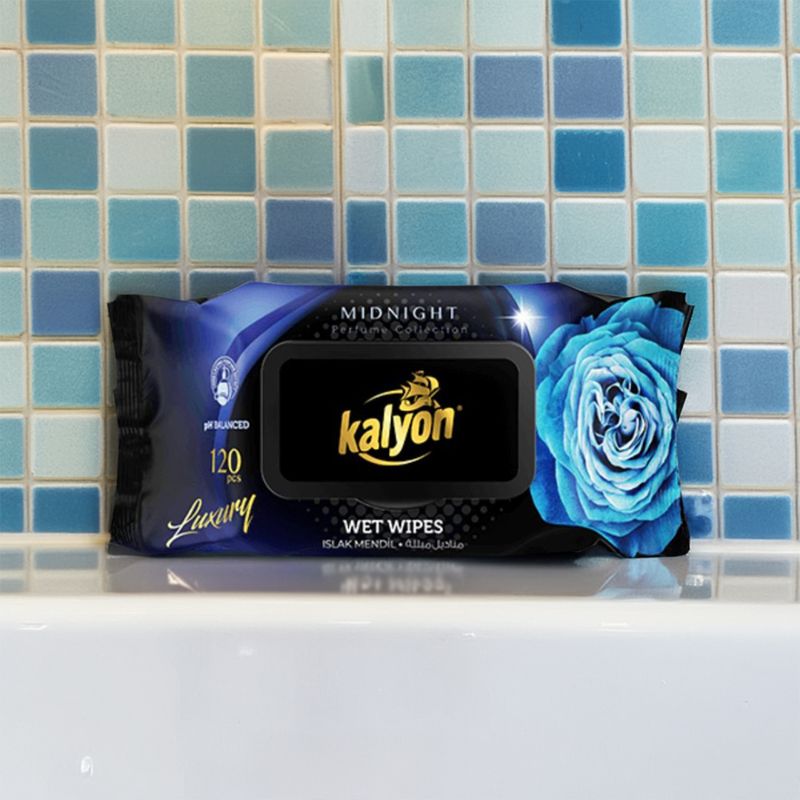 Влажные салфетки KALYON Midnight 120 шт