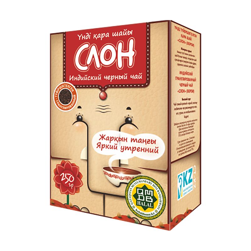 Индийский чёрный чай "СЛОН", 250 г