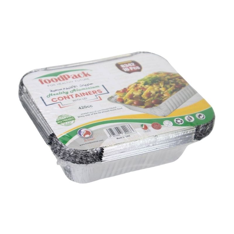 Конт FOOD PACK алюм 14.2*12.2*5 см,10 шт