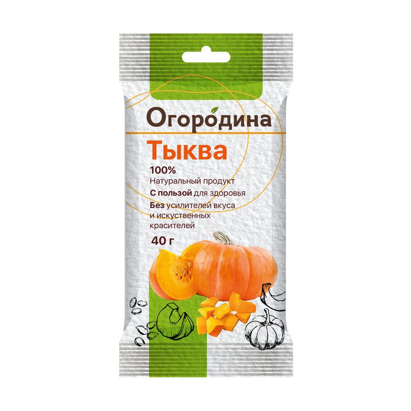 Цукаты "Огородина", 40 г, в ассортименте