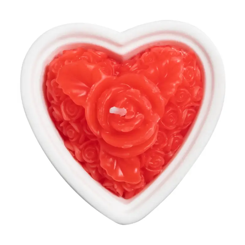 Свеча "Сердце", With Love, 2 шт., в ассортименте