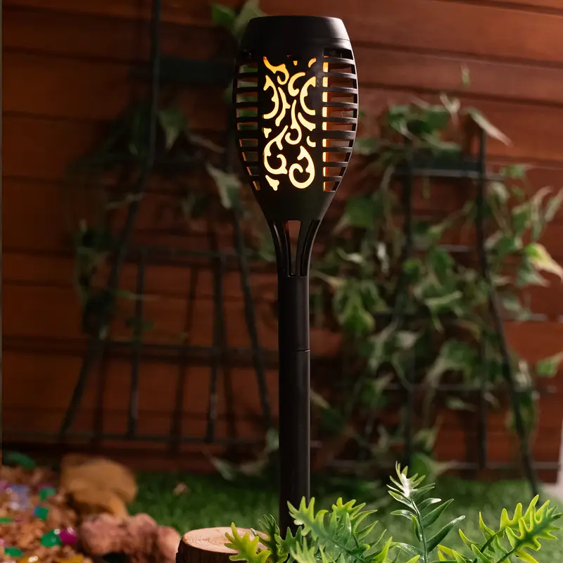 Светильник садовый на солнечных батарейках "Факел", GreenArt, 50 см