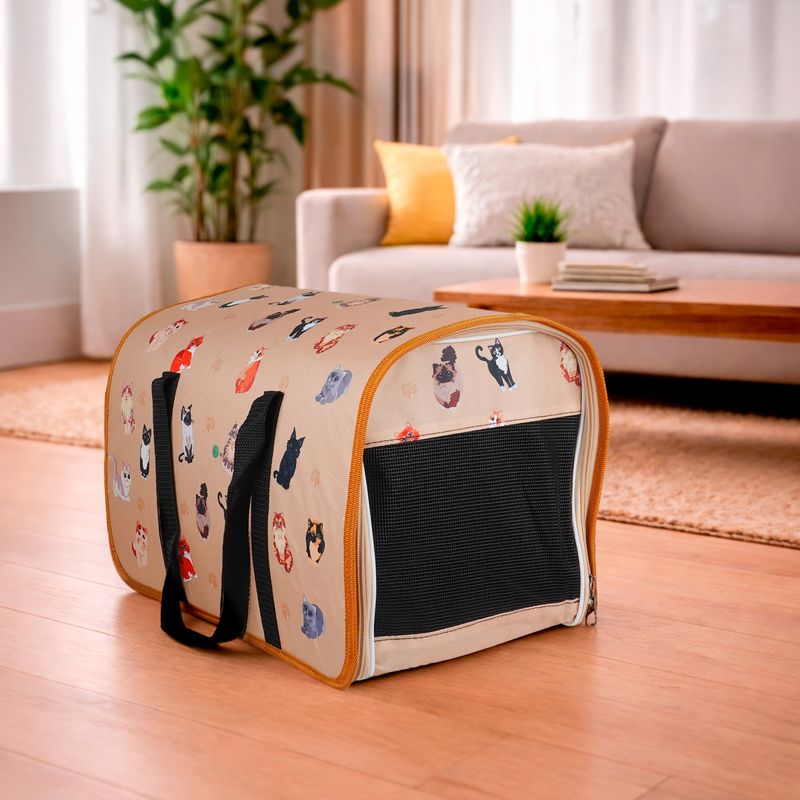 Переноска для кошек складная, Pet Club, 40х26х26 см, в ассортименте