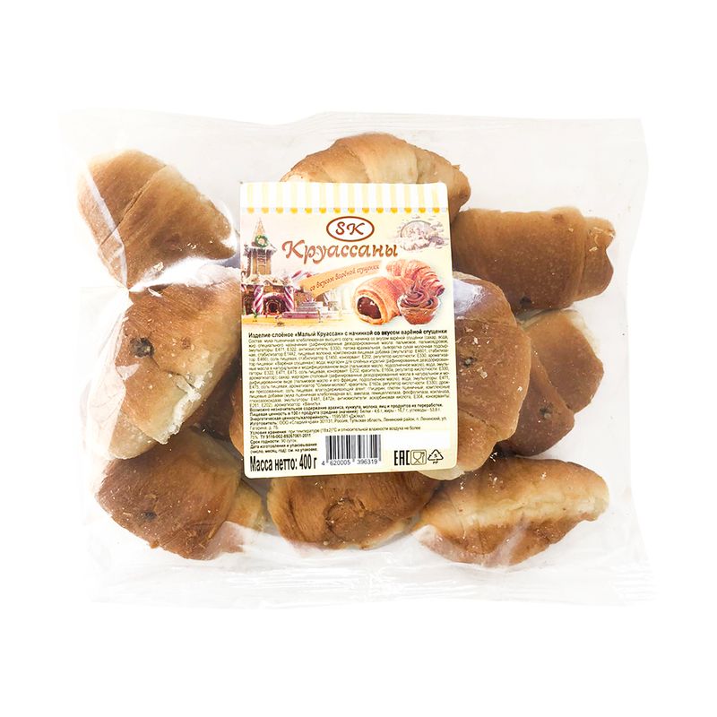 Круассаны со вкусом варёной сгущёнки, 400 г