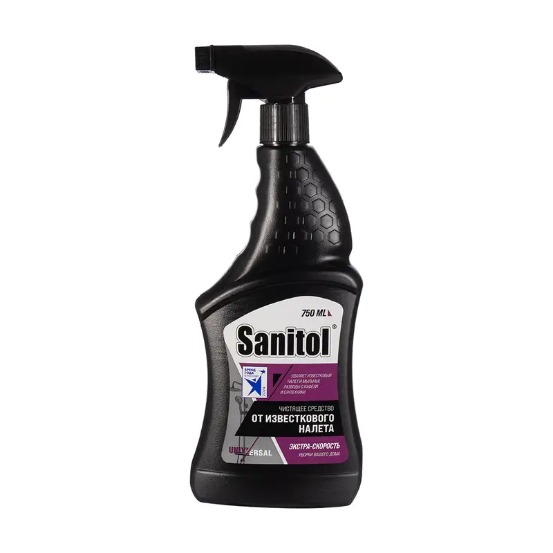 Чистящее средство от известкового налёта, Sanitol, 750 мл
