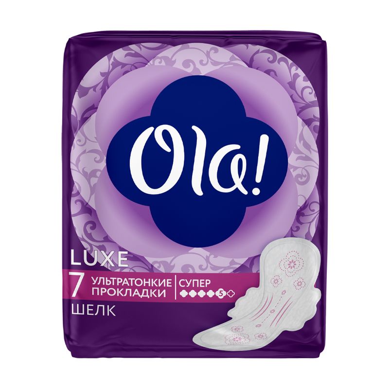 Прокладки ультратонкие "LUXE", Ola!, 7 шт., в ассортименте