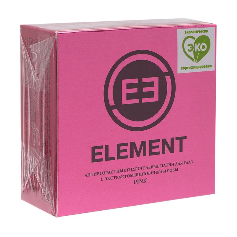Патчи гидрогелевые для глаз, ELEMENT, 174 г, в ассортименте