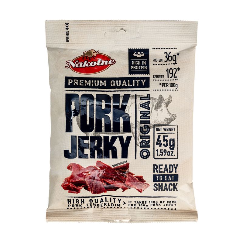 Закуска из свинины NĀKOTNE PorkJerky, 45 г