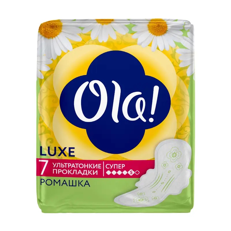 Прокладки ультратонкие "LUXE", Ola!, 7 шт., в ассортименте