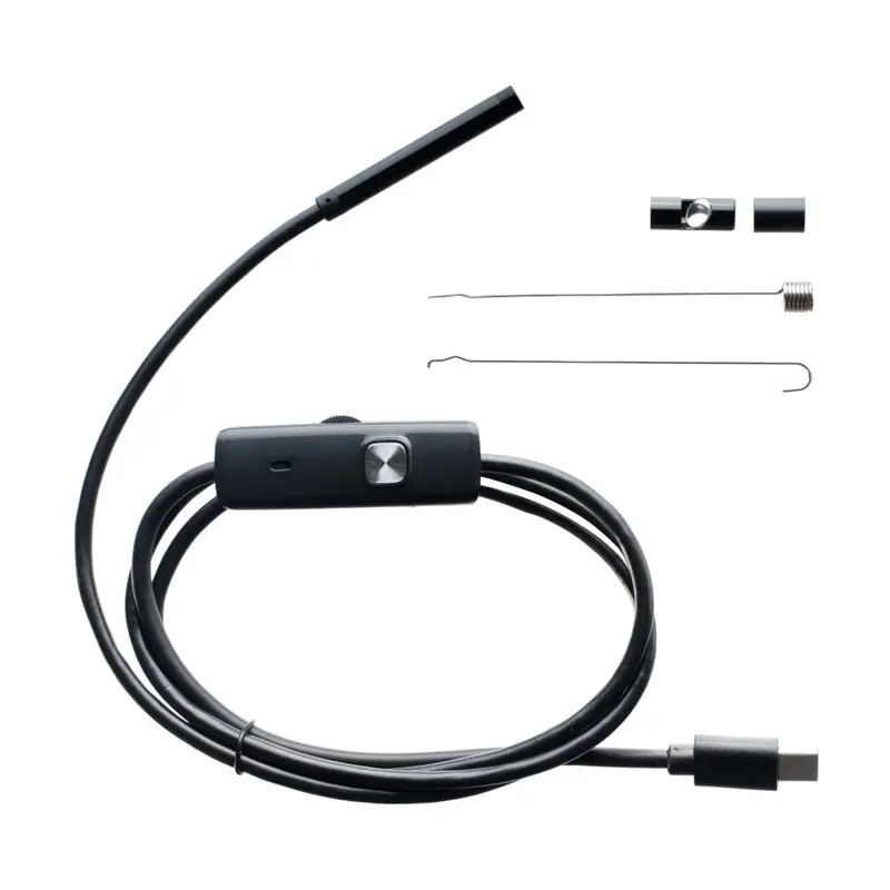 Камера на гибком проводе для мобильного телефона, FLARX, USB, с подсветкой, в ассортименте