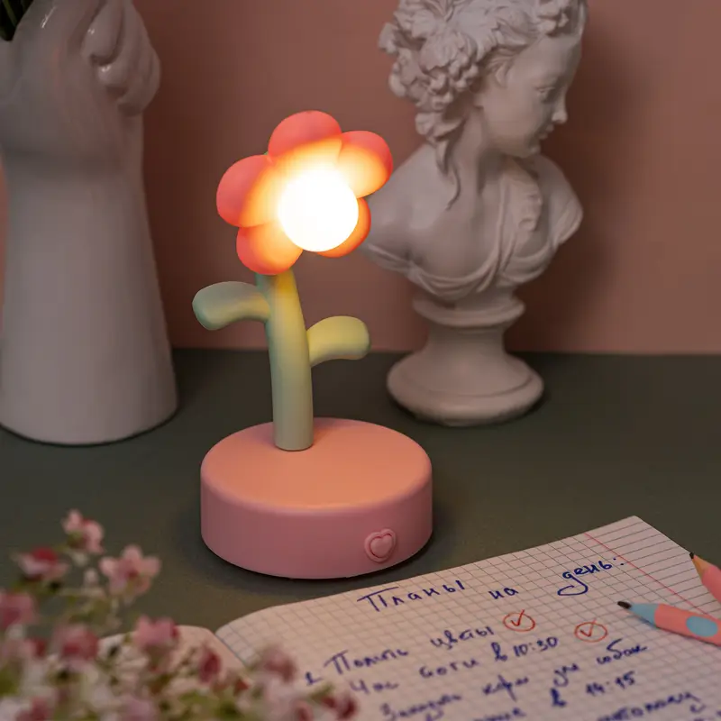 Светильник "Цветок", With Love, 14,5х8 см, в ассортименте