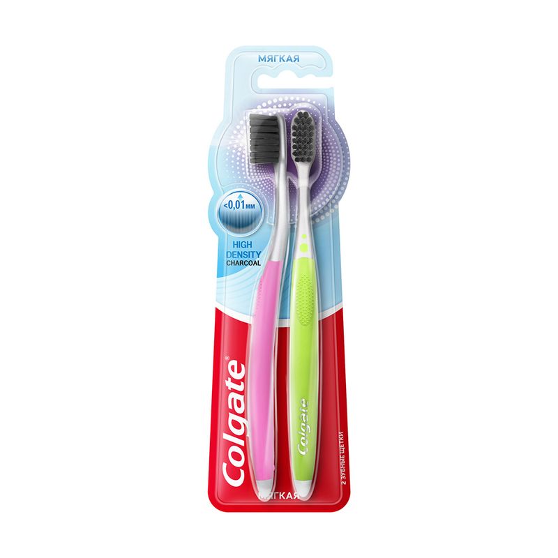 Зубная щетка, Colgate, 1+1 шт., в ассортименте