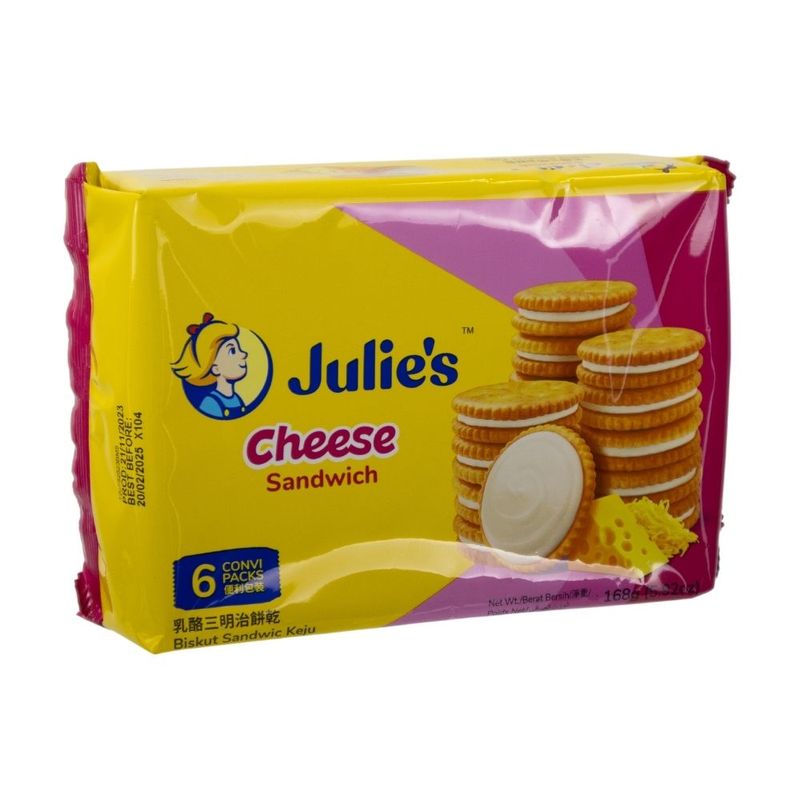 Печенье Julies сырный сэндвич168г
