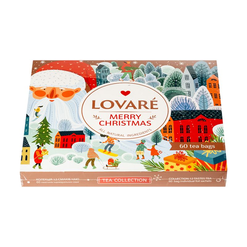 Набор чая LOVARE Merry Christmas, 60 шт.
