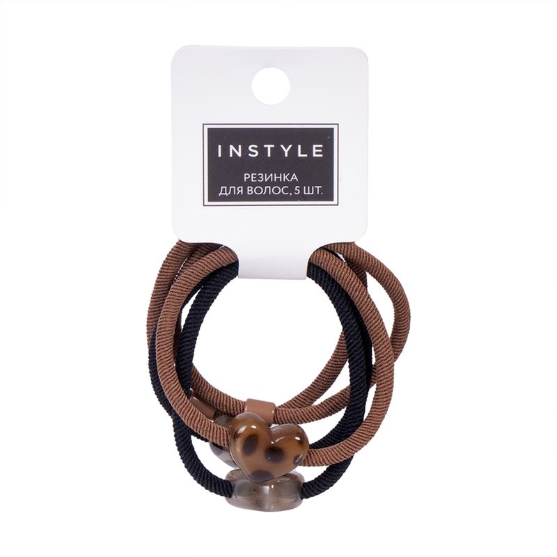 Резинка для волос, INSTYLE, 5 шт., в ассортименте