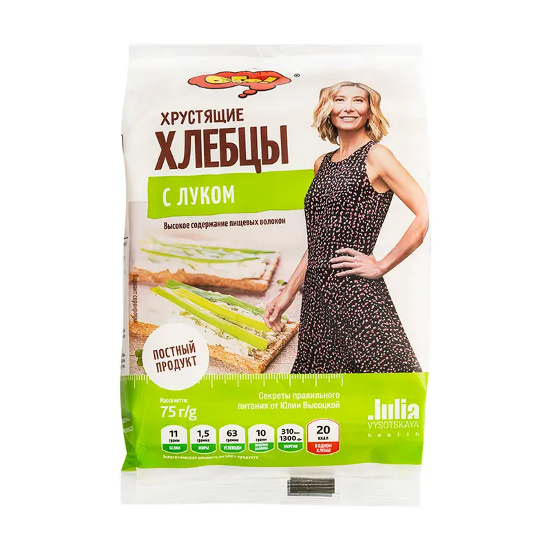 Хлебцы Ogo, 75 г, в ассортименте