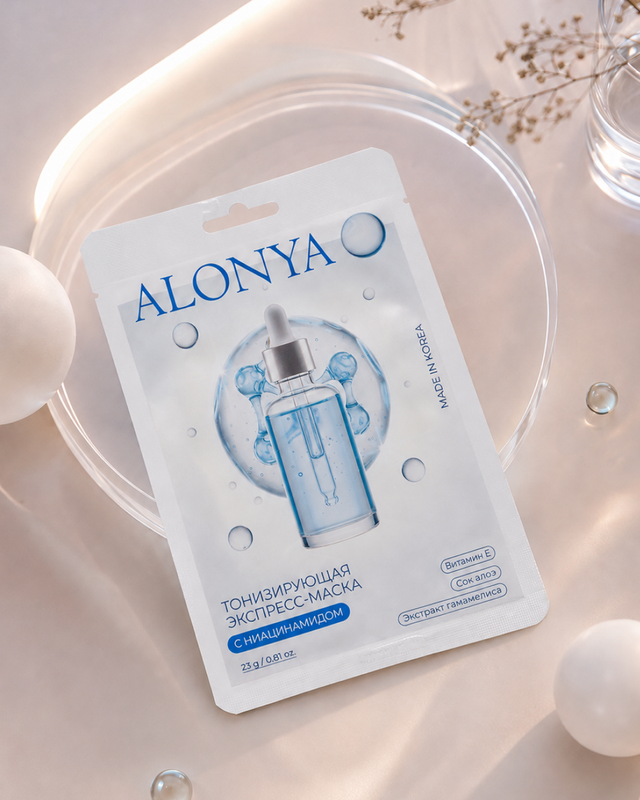 Экспресс-маска для лица "ALONYA", 23 г, в ассортименте
