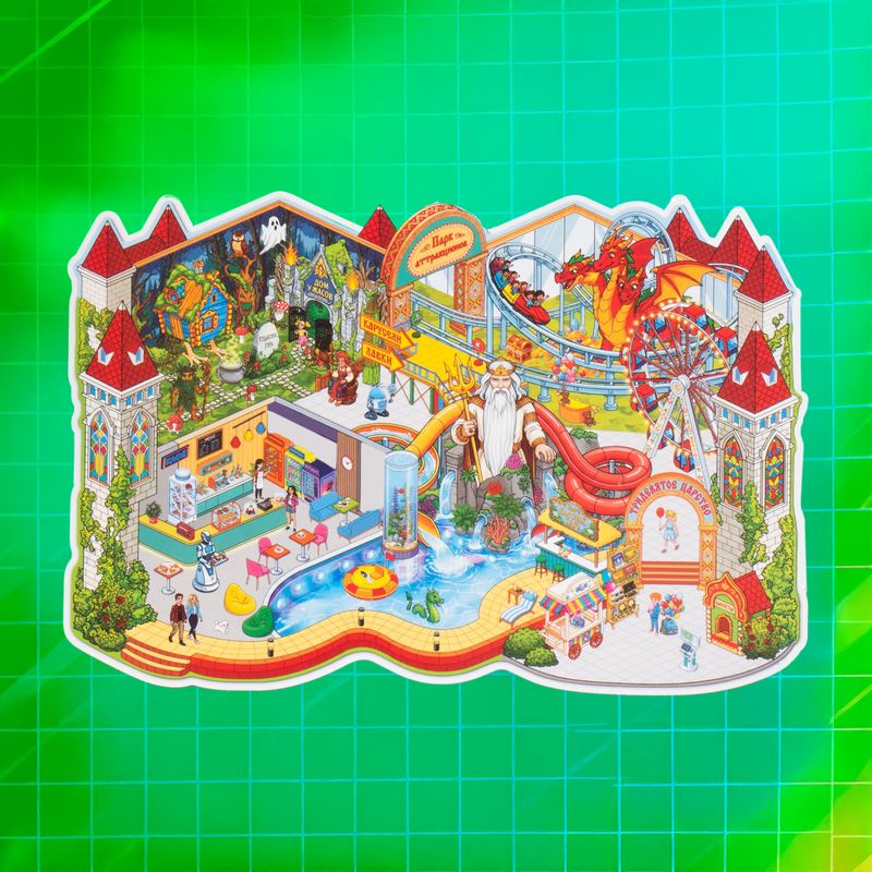 Румбокс с наклейками для творчества, в ассортименте