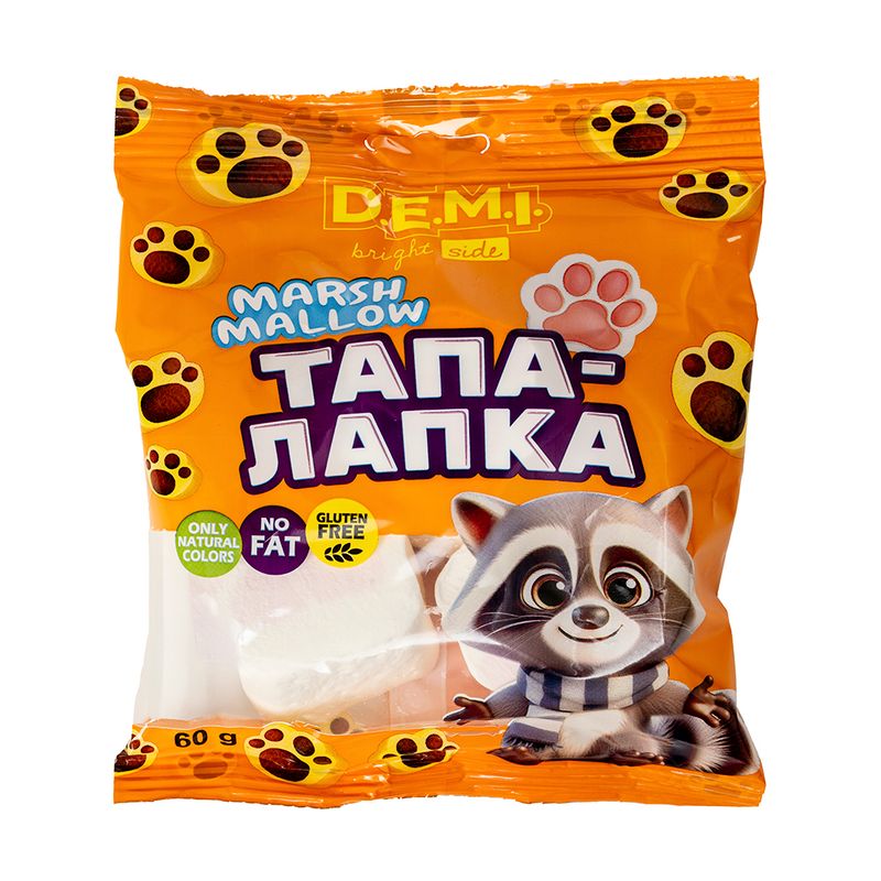 Зефир Demi Marshmallow Tapa Lapka, 60 г