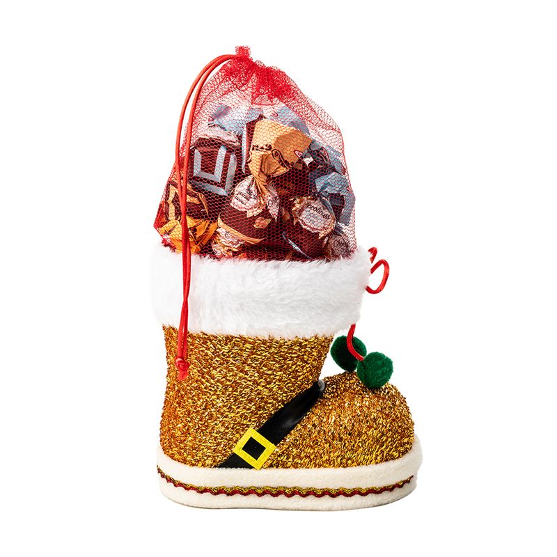 Подарочный набор с шоколадными конфетами Santa Shoe, 350 г