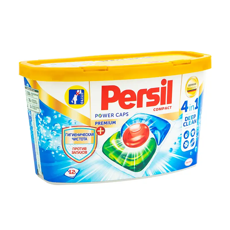Средство для стирки, Persil, капсулы, 4 в 1, 12 шт.