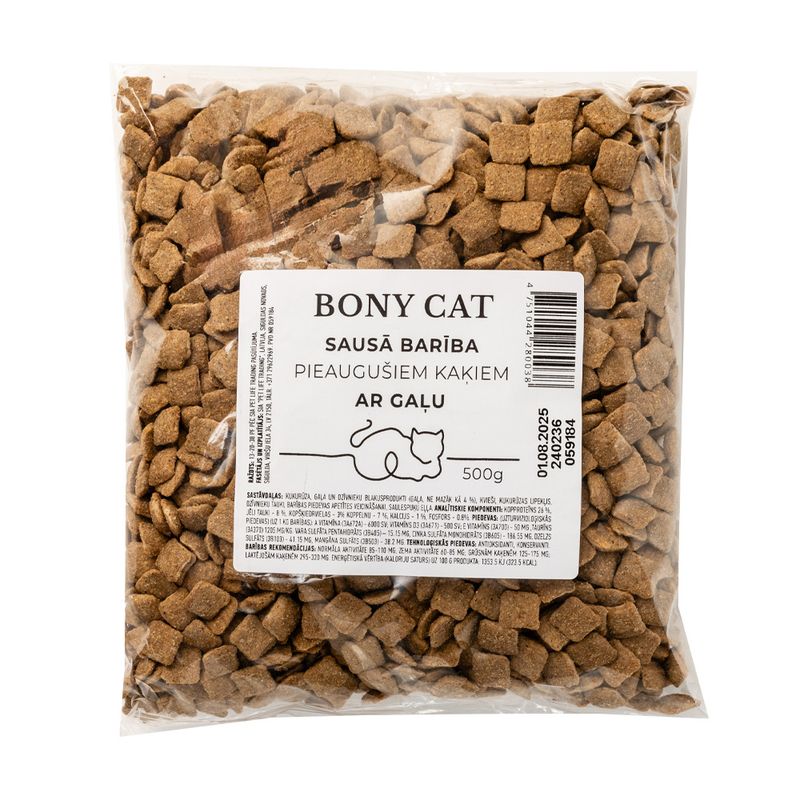 Bony Cat корм для котов с курицей, 500 г