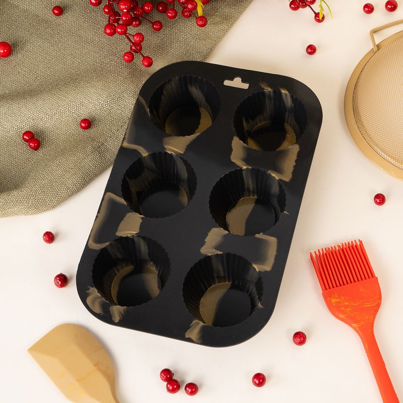Форма для выпечки на 6 ячеек, O'Kitchen, в ассортименте
