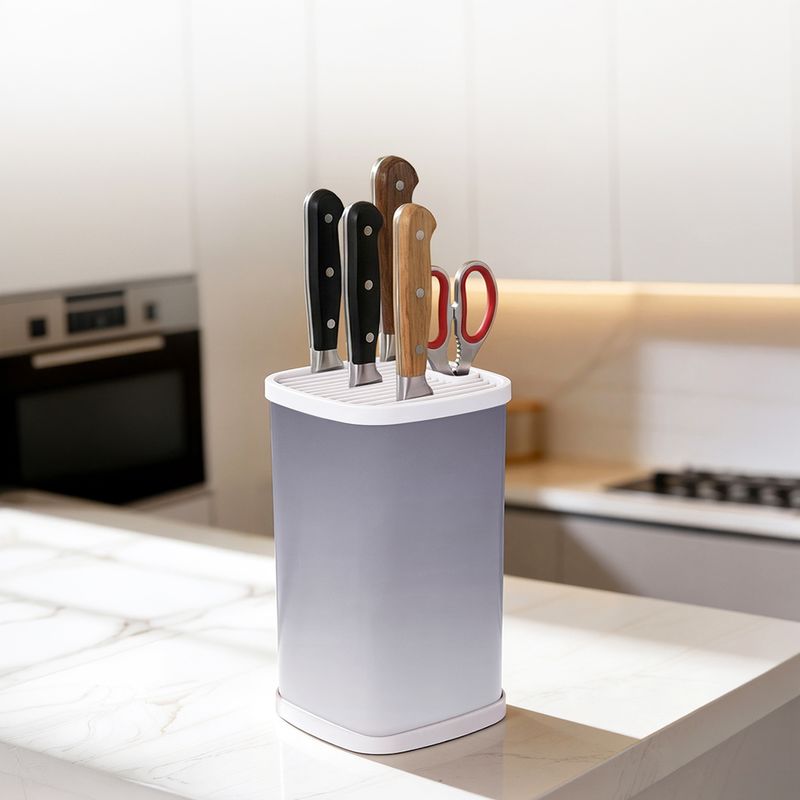 Подставка для ножей, O'Kitchen, 12х12х23 см, в ассортименте