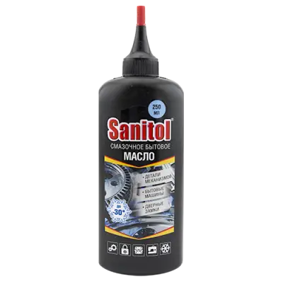Масло смазочное бытовое "Sanitol", 250 мл