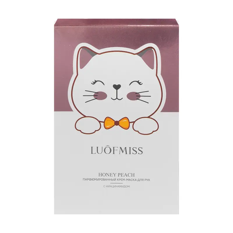 Парфюмированный крем-маска для рук "Медовый персик", LUOFMISS, 80 г