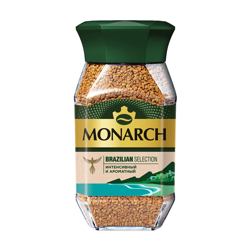 Кофе растворимый "Brazilian Selection", MONARCH, 180 г