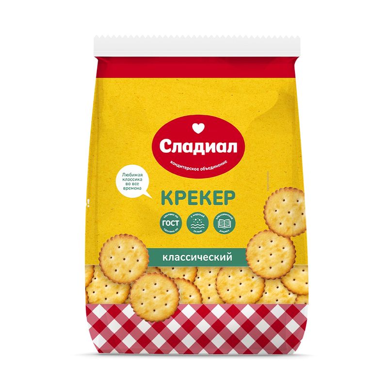 Крекер классический, Сладиал, 500 г