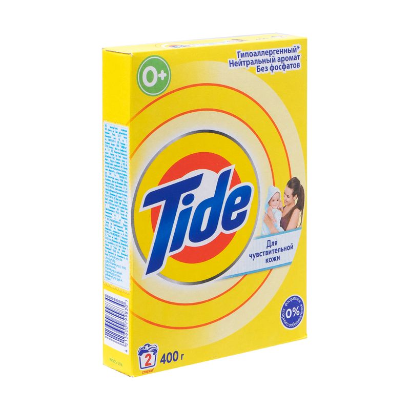 Стиральный порошок для чувствительной кожи, Tide, 400 г