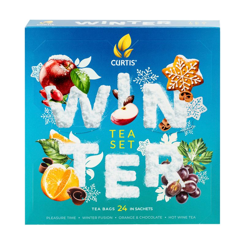 Чай ассорти CURTIS Winter Tea, 24 шт.