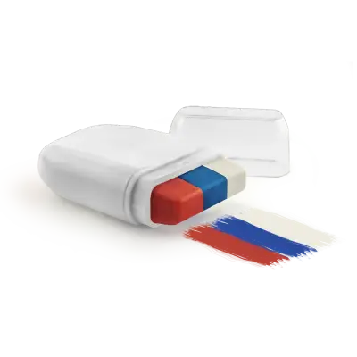 Краска для лица, триколор