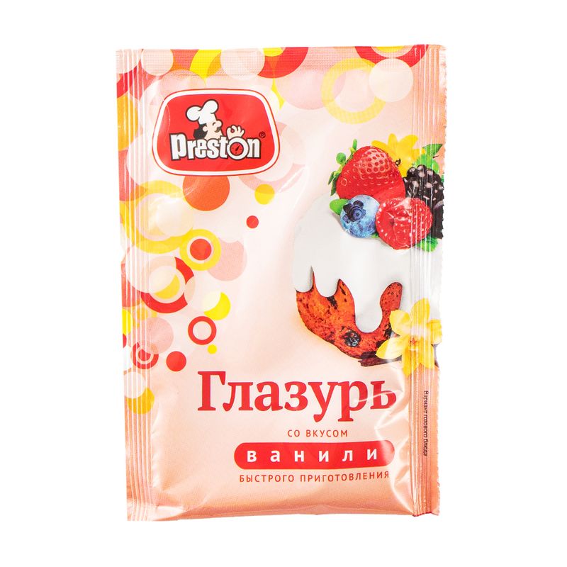 Глазурь со вкусом ванили, Preston, 50 г