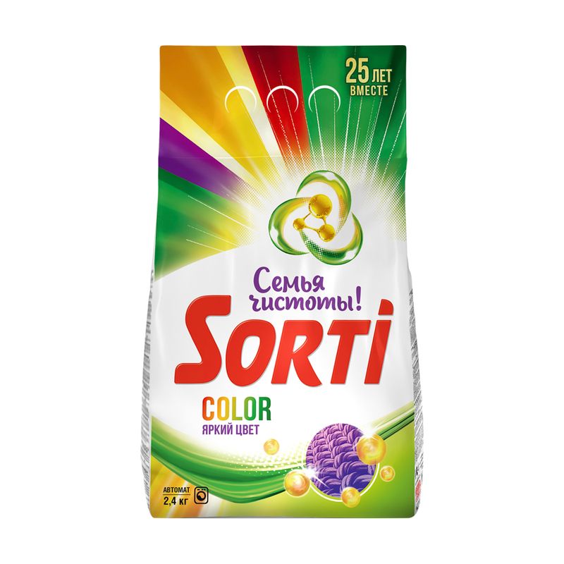 Стиральный порошок Sorti Automat, 2400 г, в ассортименте
