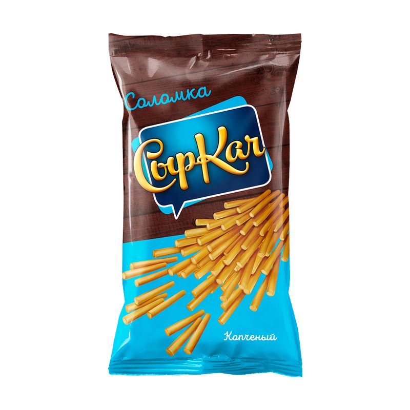 Снек копчёный "Соломка", СырКач, 60 г
