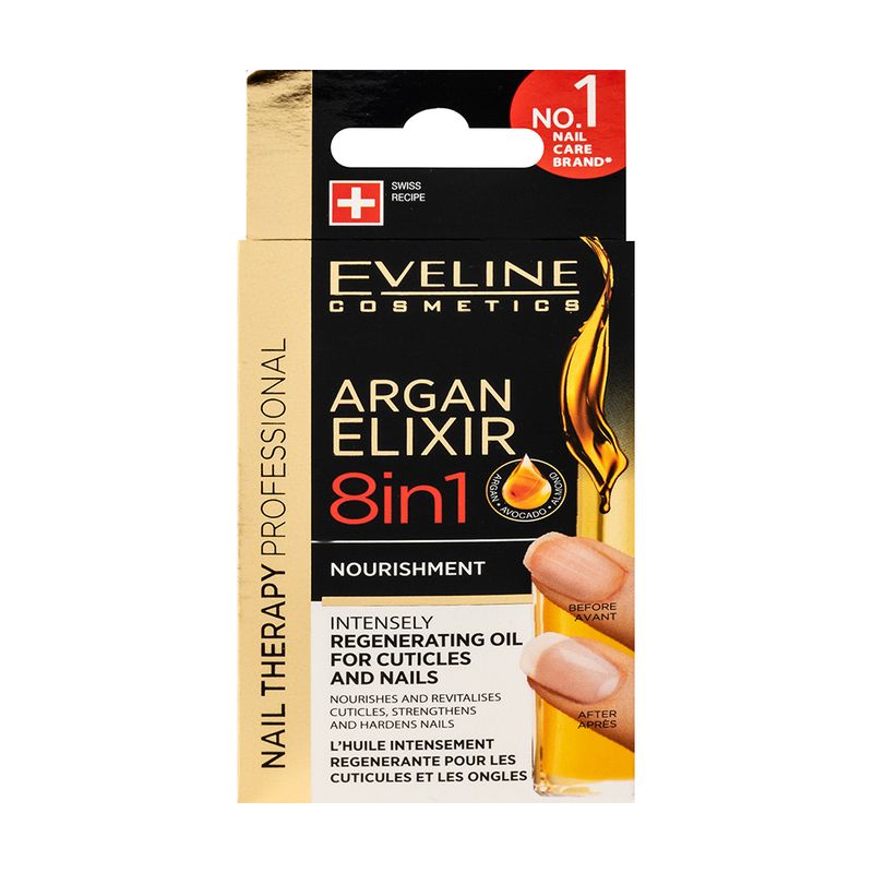 Масло для ногтей и кутикулы Eveline, 8в1, 12 мл