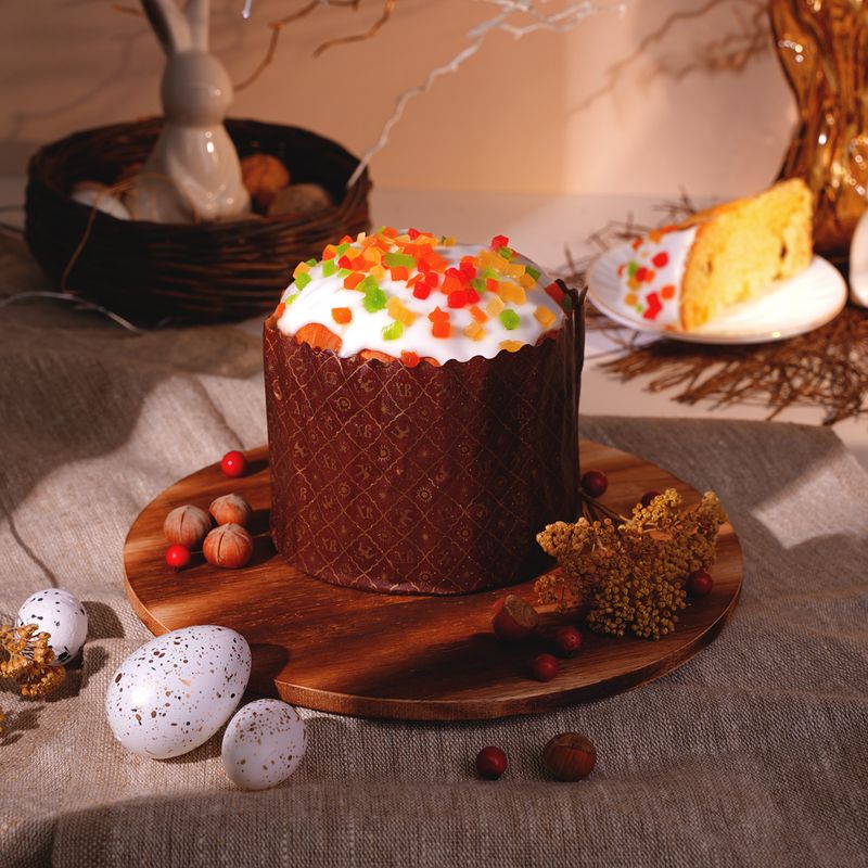 Кулич, Волжский пекарь, 300 г, с цукатами