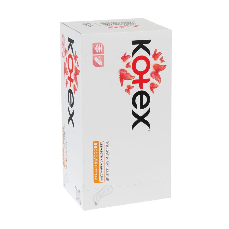 Ежедневные прокладки "Нормал", Kotex, 56 шт.