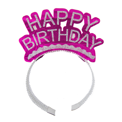 Набор ободков "Happy Birthday", 4 шт