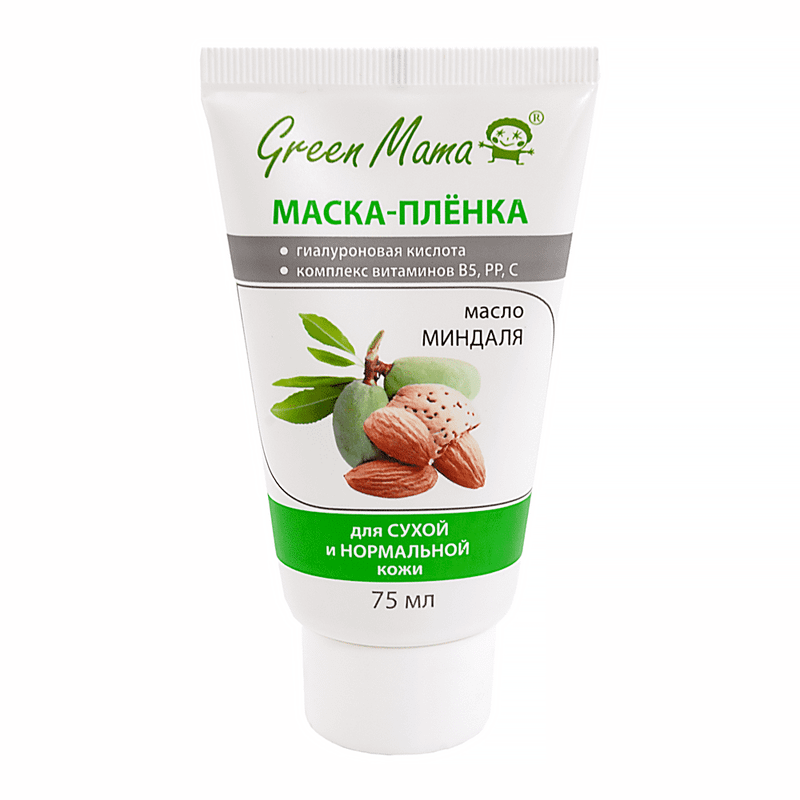 Маска-пленка для лица Green Mama, 75 мл